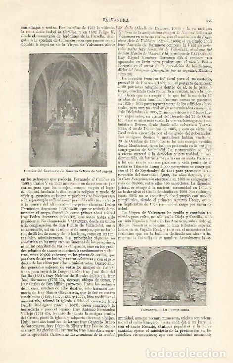 Postkarten: LAMINA ESPASA 30071: Interior del santuario de Nuestra Se&ntilde;ora de Valvanera Logro&ntilde;o - Varios