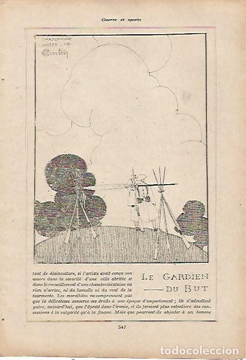 Postcards: LAMINA 8670: Le gardien du but por Martin - Varios