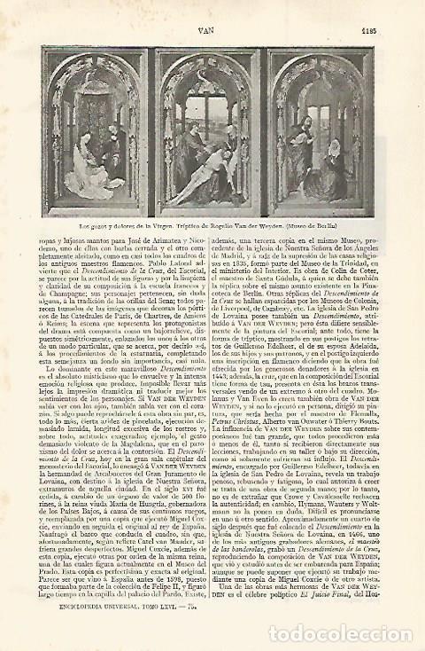 Postales: LAMINA ESPASA 30151: Los gozos y dolores de la Virgen por Weyden - Varios