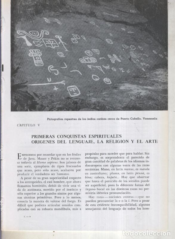 Postales: Jose Pijoan: Historia del Mundo volumen 1, capitulo 05: Primeras conquistas espirituales, - Varios