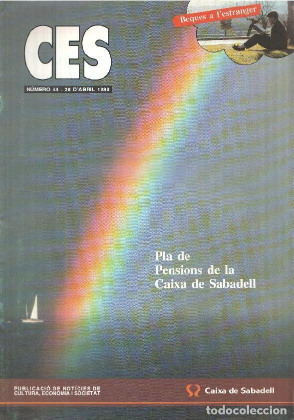 Postkarten: Publicacio de noticies: CES num 28 d'Abril 1989 - Pla de Pensions de la Caixa de Sabadell