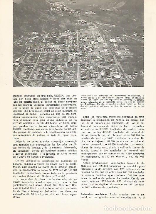 Postais: LAMINA 10940: Vista aerea de Escombreras en Cartagena - Varios