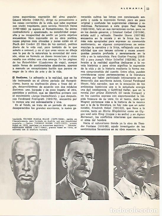 Postais: LAMINA 11017: Retratos de Rilke T. Mann y Hermann Hesse - Varios