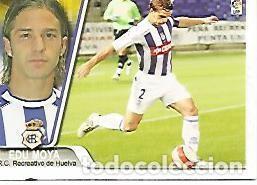 Postales: CROMO ALBUM LIGA DE FUTBOL 2007-2008: Edu Moya (no 132) Recreativo de Huelva - Varios
