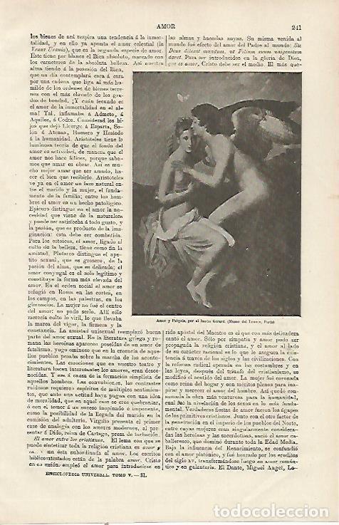 Postkarten: LAMINA ESPASA 23699: Amor y Psiquis por Gerard - Varios