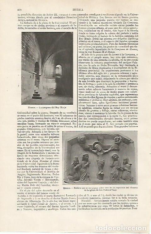 Postcards: LAMINA ESPASA 30277: Campana del Rey Monje en Huesca - Varios