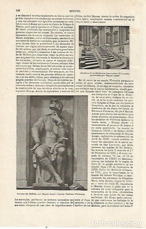 Postkarten: LAMINA ESPASA 23956: Lorenzo de Medicis por Miguel Angel - Varios
