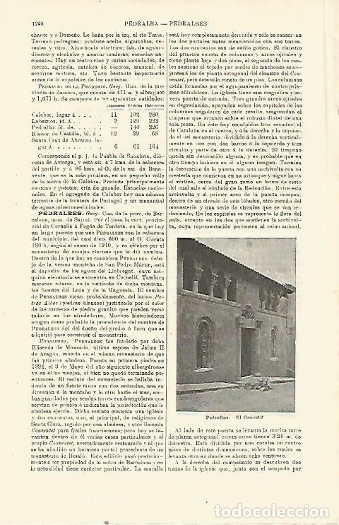 Postkarten: LAMINA ESPASA 23895: Convento de Pedralbes en Barcelona - Varios