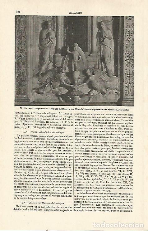 Postkarten: LAMINA ESPASA 23967: El Ni&ntilde;o Jesus capilla del Milagro en Florencia - Varios