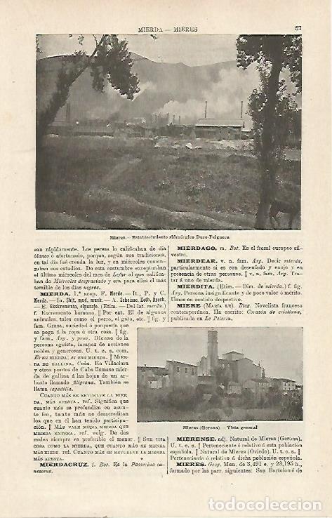 Postkarten: LAMINA ESPASA 23940: Fabrica Duro-Felguera en Mieres - Varios