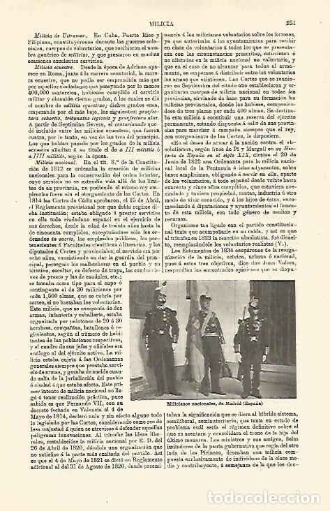 Postkarten: LAMINA ESPASA 23983: Milicianos nacionales de Madrid - Varios