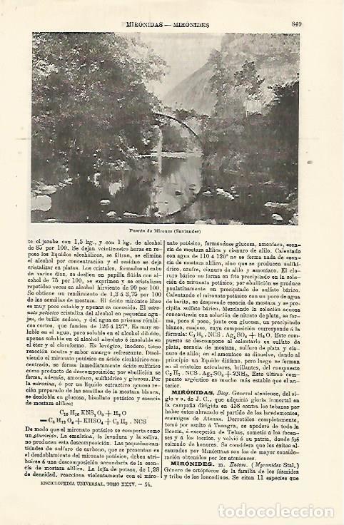 Postais: LAMINA ESPASA 24080: Puente de Mirones en Santander - Varios
