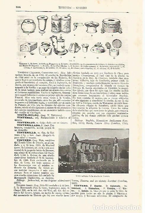 Postales: LAMINA ESPASA 30669: Tinteros - Varios