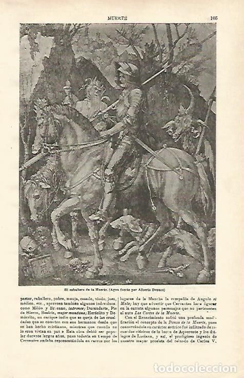 Postkarten: LAMINA ESPASA 24450: El Caballero de la Muerte por Durero - Varios