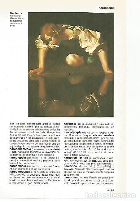 Postais: LAMINA 11256: Narciso por Caravaggio - Varios