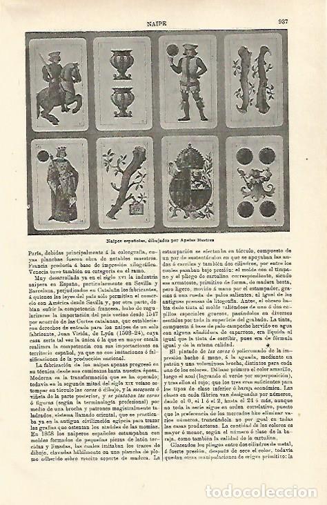 Postkarten: LAMINA ESPASA 24630: Naipes dibujados por Apeles Mestres - Varios