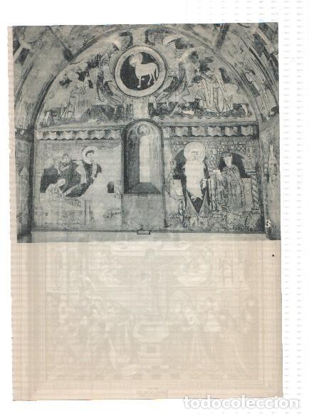 Postales: El Museo del Prado, laminas 03 y 04: Capilla romanica y La fuente de la gracia (Van Eyck)