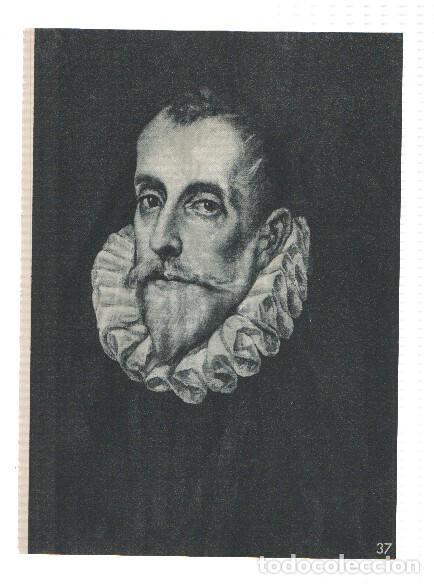 Postales: El Museo del Prado, laminas 37 y 38;: Don Rodrigo Vazquez y San Andres y San Francisco (El Greco)