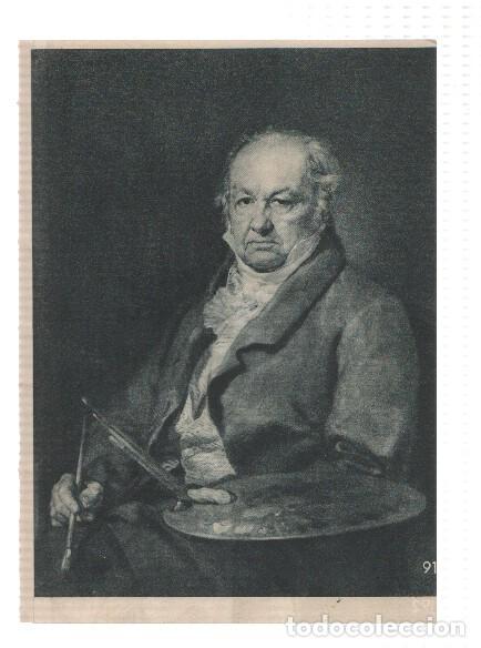 Postales: El Museo del Prado, laminas 91 y 92: Retrato de Goya (Vicente Lopez) y La condesa de Vilches (Federi