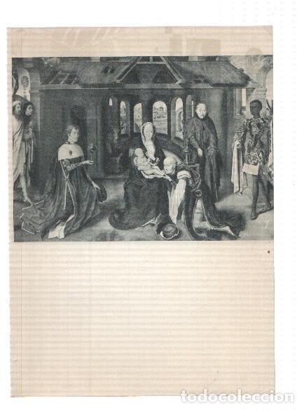 Postales: El Museo del Prado, laminas 07 y 08: Adoracion de los Reyes (Memling y El Bosco)