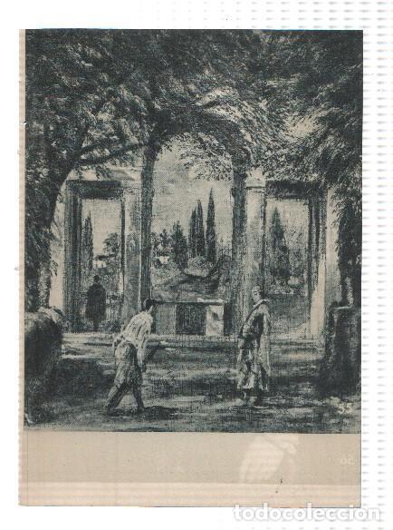Postales: El Museo del Prado, laminas 55 y 56: Jardin de la villa de Medicis (Velazquez) y La duquesa de feria
