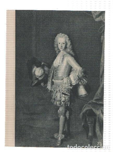 Postales: El Museo del Prado, laminas 75 y 76: Luis I (Houasse) y Maria Ana Victoria de Borbon (Largilliere)