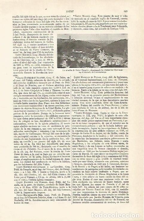 Postkarten: LAMINA ESPASA 14053: Abadia de Saint Maurice Luxemburgo - Varios