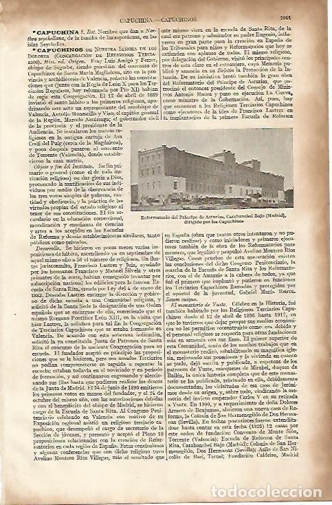 Postais: LAMINA ESPASA 8273: Reformatorio del Principe de Asturias en Carabanchel Bajo Madrid - Varios