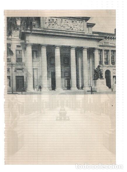 Postales: El Museo del Prado, laminas 01 y 02: Fachada principal y Galeria de pintores espa&ntilde;oles