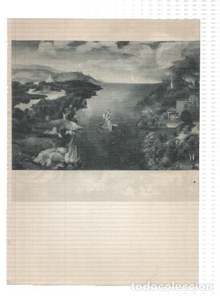 Postales: El Museo del Prado, laminas 11 y 12: El paso de la laguna estigia y Las tentaciones de San Antonio (