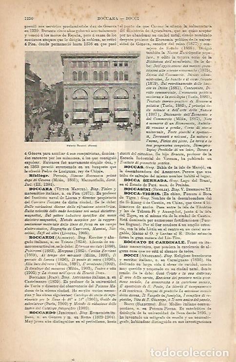 Postkarten: LAMINA ESPASA 22328: Palacio Bocconi en Roma - Varios