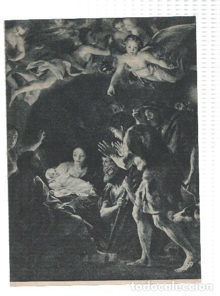 Postales: El Museo del Prado, laminas 69 y 70: Adoracion de los pastores (Mengs= y El parnaso (Poussin)