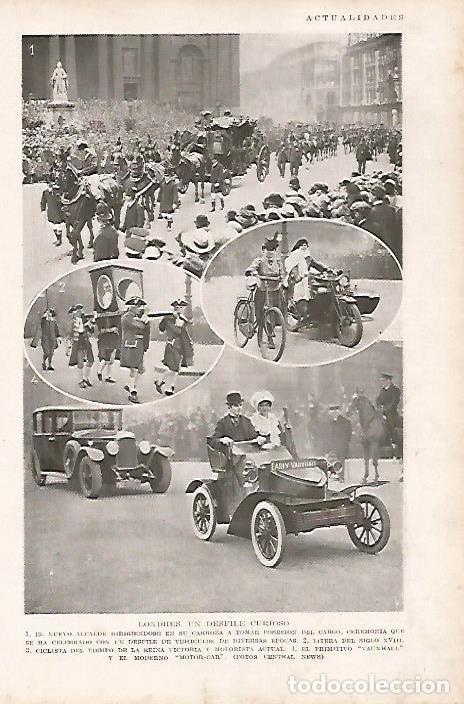 Postkarten: LAMINA BLANCO Y NEGRO 7652: Desfile en Londres - Varios