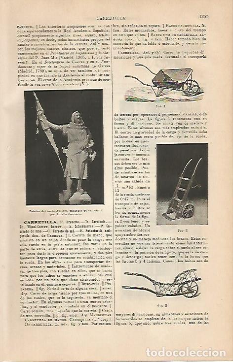 Postais: LAMINA ESPASA 4375: Estatua del conde Ansurez fundador de Valladolid - Varios Autores