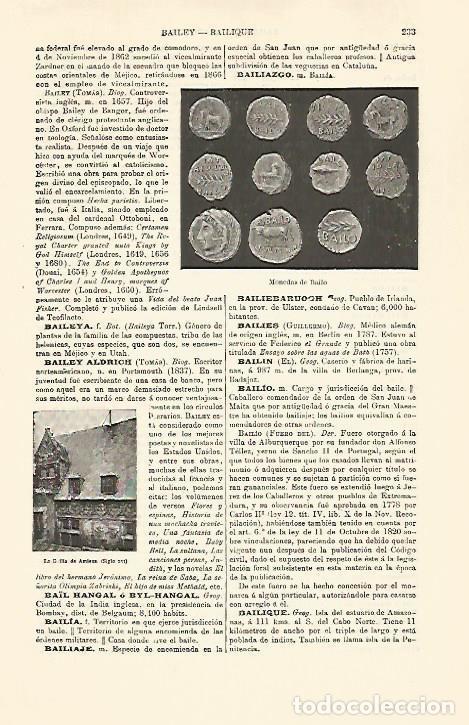 Postkarten: LAMINA ESPASA 30738: Monedas de Bailo Huesca - Varios