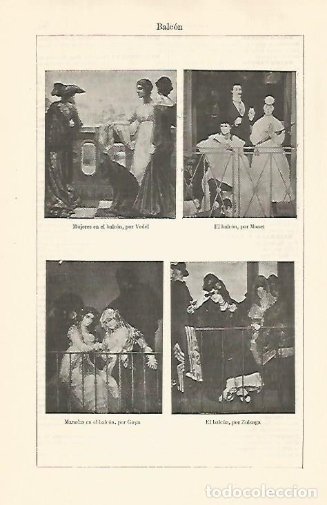 Postkarten: LAMINA ESPASA 30748: Obras de Vedel Manet Goya y Zuloaga - Varios