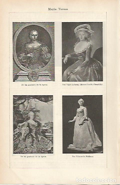 Cartoline: LAMINA ESPASA Alemania 1067: Retratos de la reina Maria Teresa de Alemania - Varios Autores