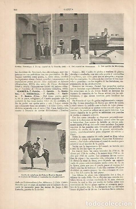 Postais: LAMINA ESPASA 24882: Garitas en Barcelona - Varios