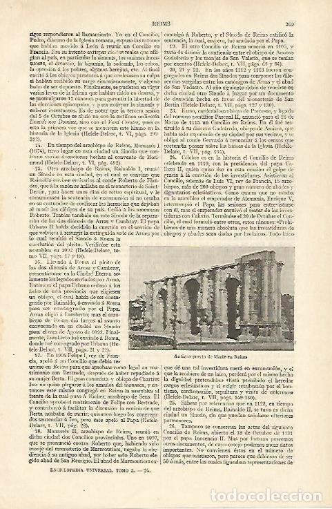 Postcards: LAMINA ESPASA 30992: Puerta de Marte en Reims - Varios