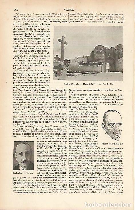 Cartes Postales: LAMINA ESPASA 25065: Puerta de San Basilio en Cuellar Segovia - Varios