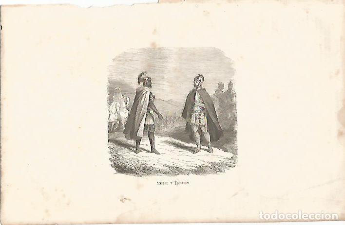 Postales: LAMINA 11553: Anibal y Escipion - Varios