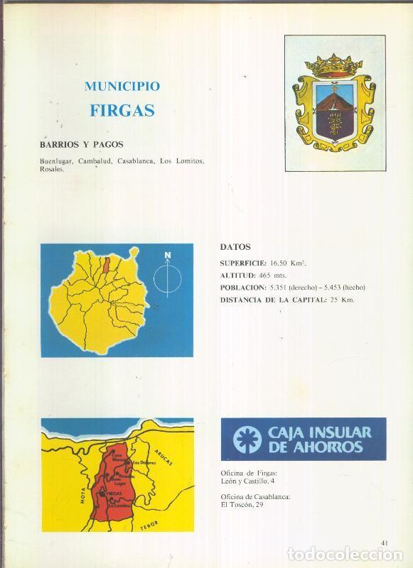 Postkarten: Municipio Canario de Firgas: 4 paginas, 7 fotos color - varios