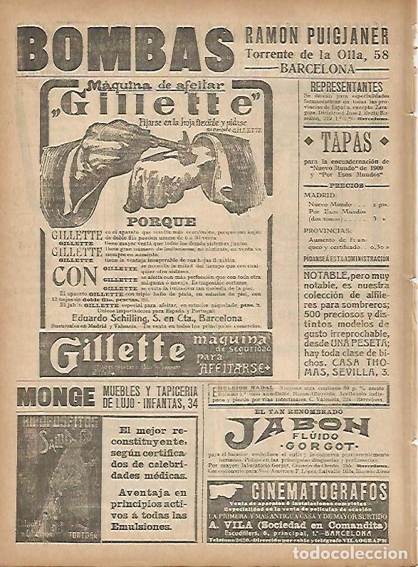 Postcards: LAMINA 11703: Publlicidad de Gillette - Varios