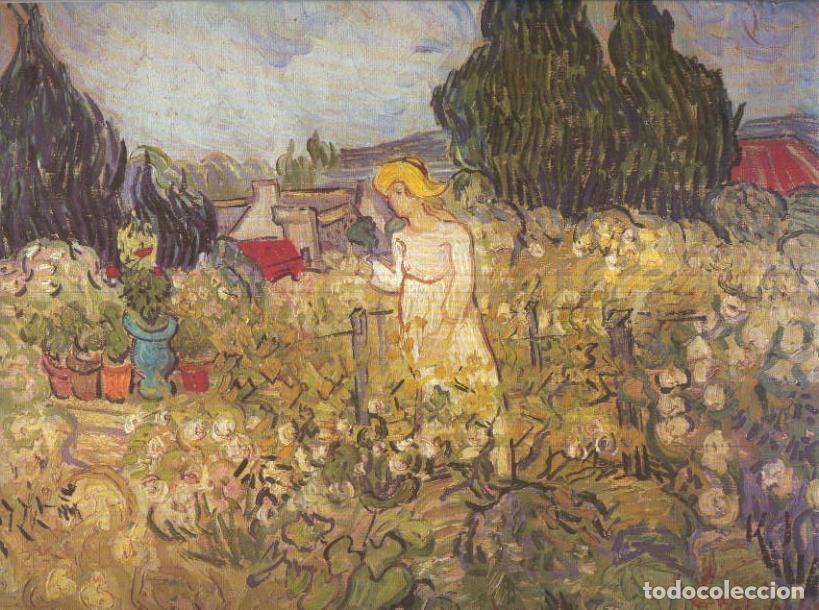 Cartoline: Lamina numero 43: Van Gogh: La se&ntilde;orita Gachet en el jardin de Auvers - Varios
