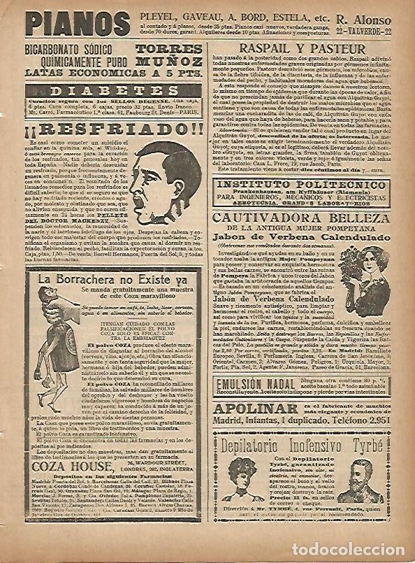 Postcards: LAMINA 11659: Publicidad de Raspail y Pasteur - Varios