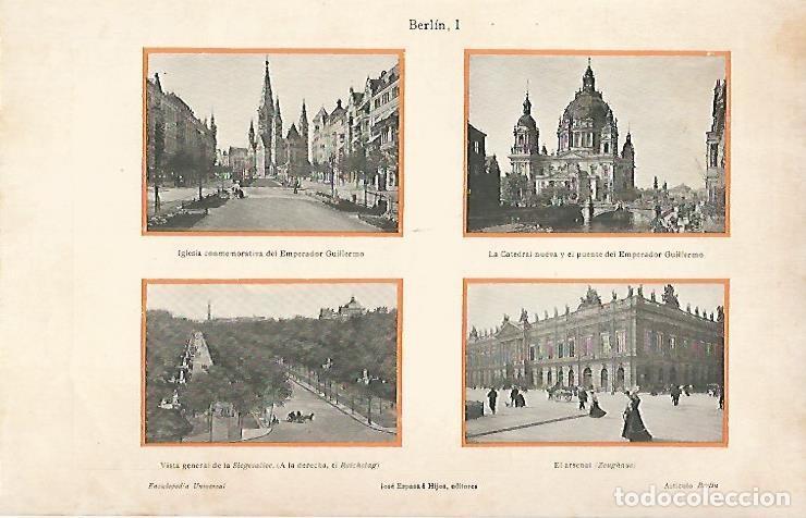Postkarten: LAMINA ESPASA 25174: El Arsenal. Catedral y vista general de Berlin - Varios