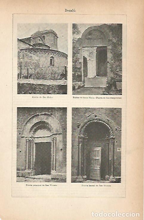 Cartoline: LAMINA ESPASA 25204: Besalu Girona - Varios