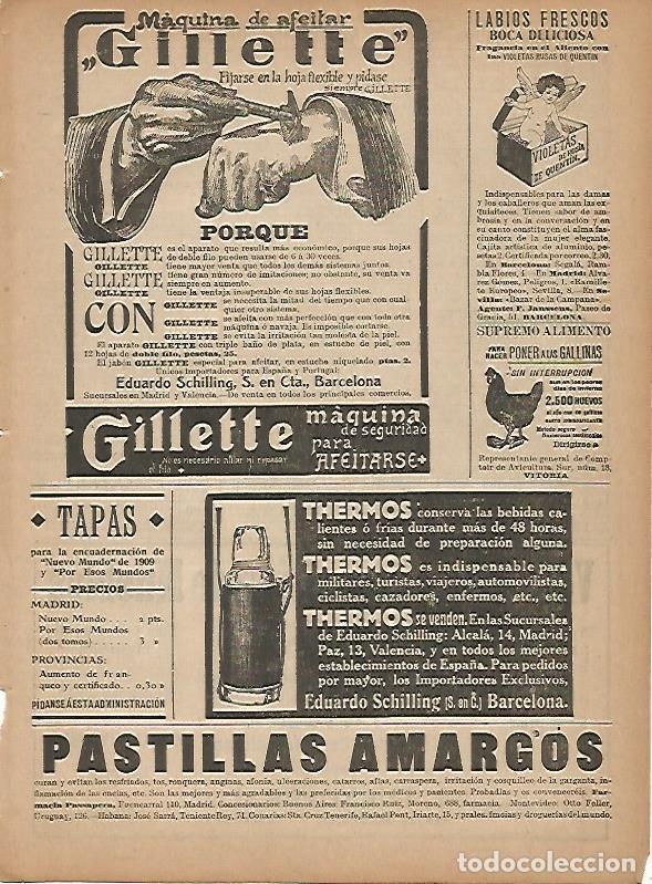 Postales: LAMINA 11746: Publicidad de Maquina de afeitar Gillette - Varios