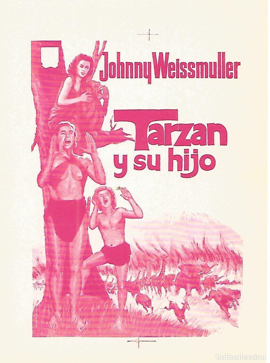 Postales: FLYER PUBLICITARIO 105: Film Tarzan y su hijo - Varios
