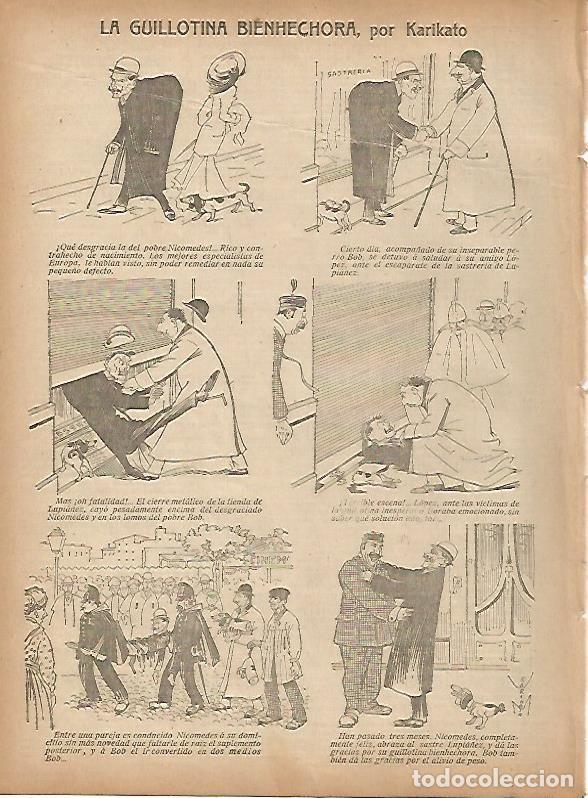 Postales: LAMINA 11799: La guillotina bienhechora por Karikato - Varios